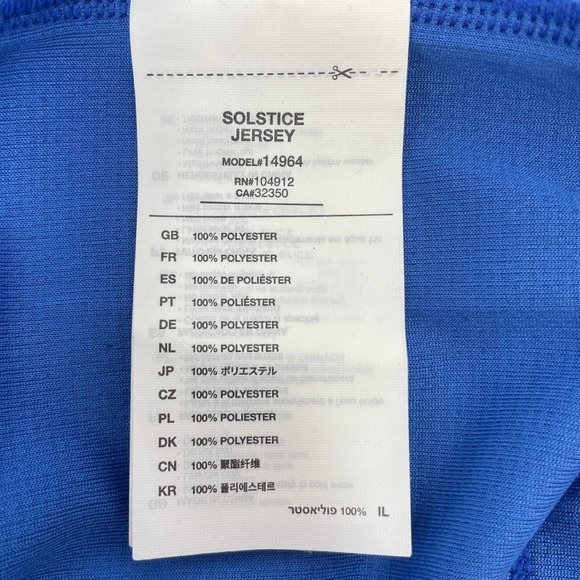 Bontrager Men's Solstice Waterloo Blue Semi-Fit Cycling Jersey Breathable - Picture 8 of 10